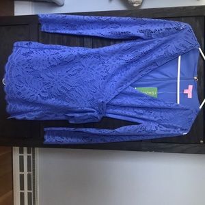 Lily Pulitzer lace Tiki wrap romper